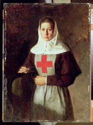 Eine Krankenschwester, 1886